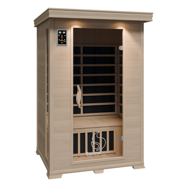 Harmony Elite2 – 2 Person Indoor Low EMF Infrared Sauna | compact infrared sauna for relaxation | premium infrared sauna with low EMF | personal sauna for health and wellness | sauna for detoxification and stress relief | infrared sauna with delivery in Ireland and the UK