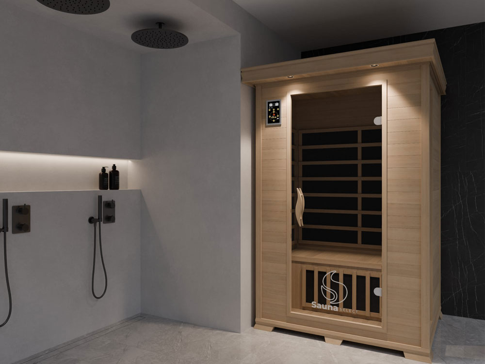 Harmony Elite2 – 2 Person Indoor Low EMF Infrared Sauna | compact infrared sauna for relaxation | premium infrared sauna with low EMF | personal sauna for health and wellness | sauna for detoxification and stress relief | infrared sauna with delivery in Ireland and the UK