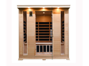 Harmony Elite4 – 4 Person Indoor Low EMF Infrared Sauna | compact infrared sauna for relaxation | premium infrared sauna with low EMF | personal sauna for health and wellness | sauna for detoxification and stress relief | infrared sauna with delivery in Ireland and the UK