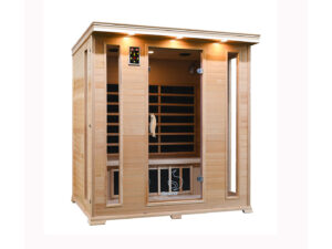 Harmony Elite4 – 4 Person Indoor Low EMF Infrared Sauna | compact infrared sauna for relaxation | premium infrared sauna with low EMF | personal sauna for health and wellness | sauna for detoxification and stress relief | infrared sauna with delivery in Ireland and the UK