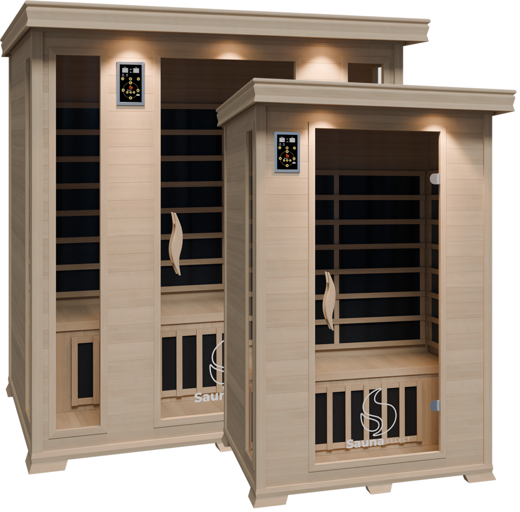 Harmony Elite2 – 2 Person Indoor Low EMF Infrared Sauna | compact infrared sauna for relaxation | premium infrared sauna with low EMF | personal sauna for health and wellness | sauna for detoxification and stress relief | infrared sauna with delivery in Ireland and the UK